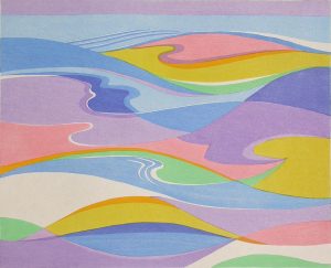 STANTON MACDONALD-WRIGHT Haiga #7-The spring sea swelling and falling all day
