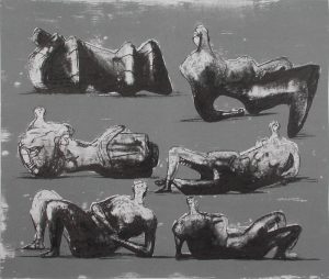 HENRY MOORE Six Reclining Figures   TO H&A COLLECTION