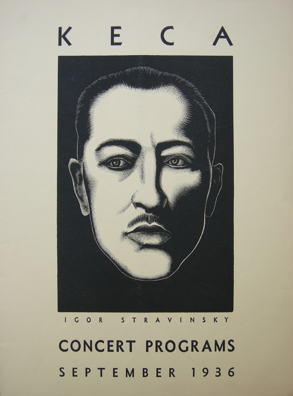 PAUL LANDACRE Portrait: Igor Stravinsky