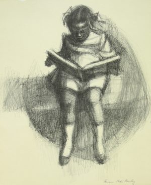 HERMAN KOFI BAILEY Girl Reading