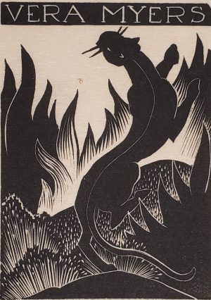 VERA MYERS Black Panther (Bookplate)