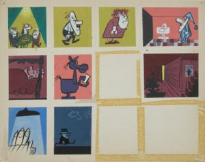JULES ENGEL Alvin Show: Color Keying (9 Thumbnails)