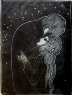 LYND WARD Gods Man The Kiss