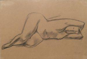 GRACE CLEMENTS Reclining Nude